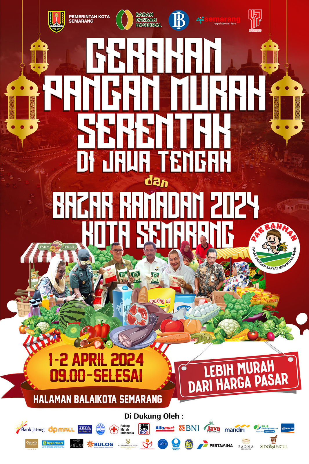 Gerakan Pangan Murah dan Bazar Ramadan 2024: Upaya Pemerintah Kota Semarang untuk Menekan Harga Kebutuhan Pokok