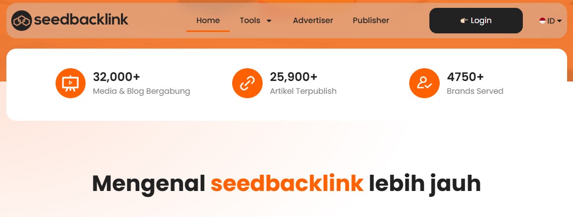 Daftarkan Website Anda di SeedBacklink untuk Tingkatkan Pendapatan